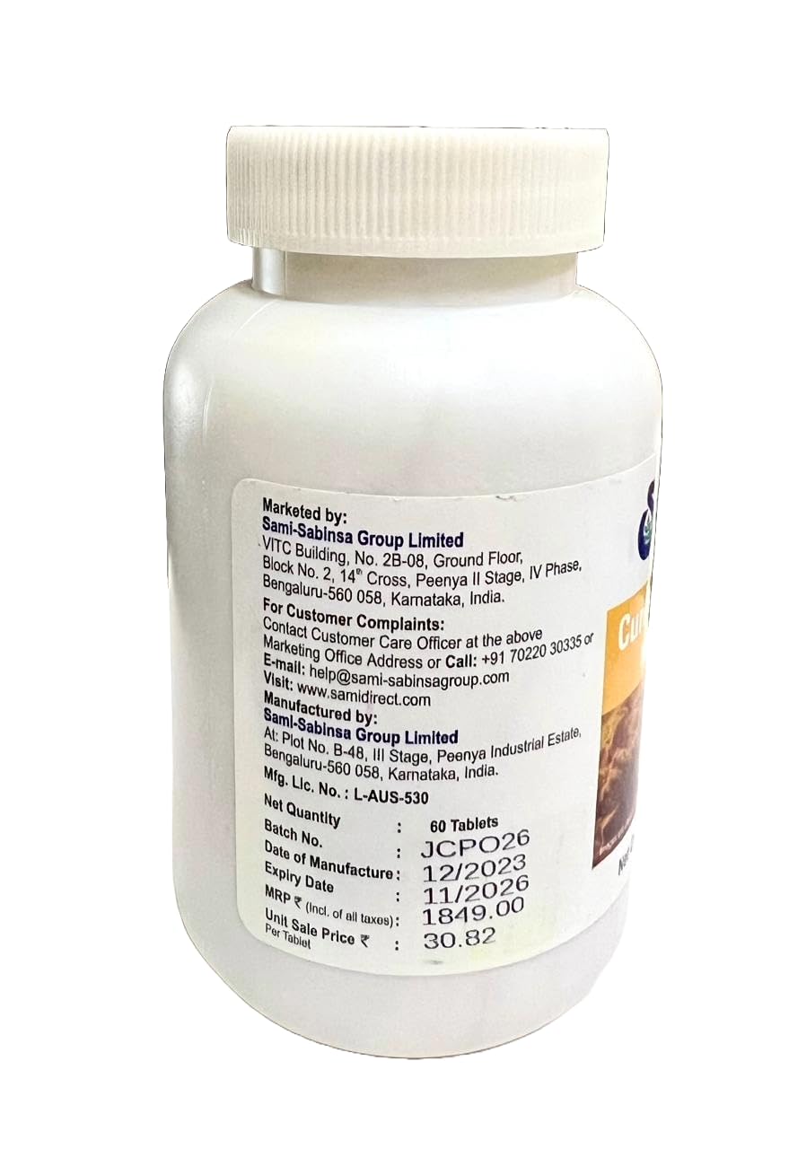 SAMIDirect Curcumin|| C3 Power|| PowerTablets (Set of 2)
