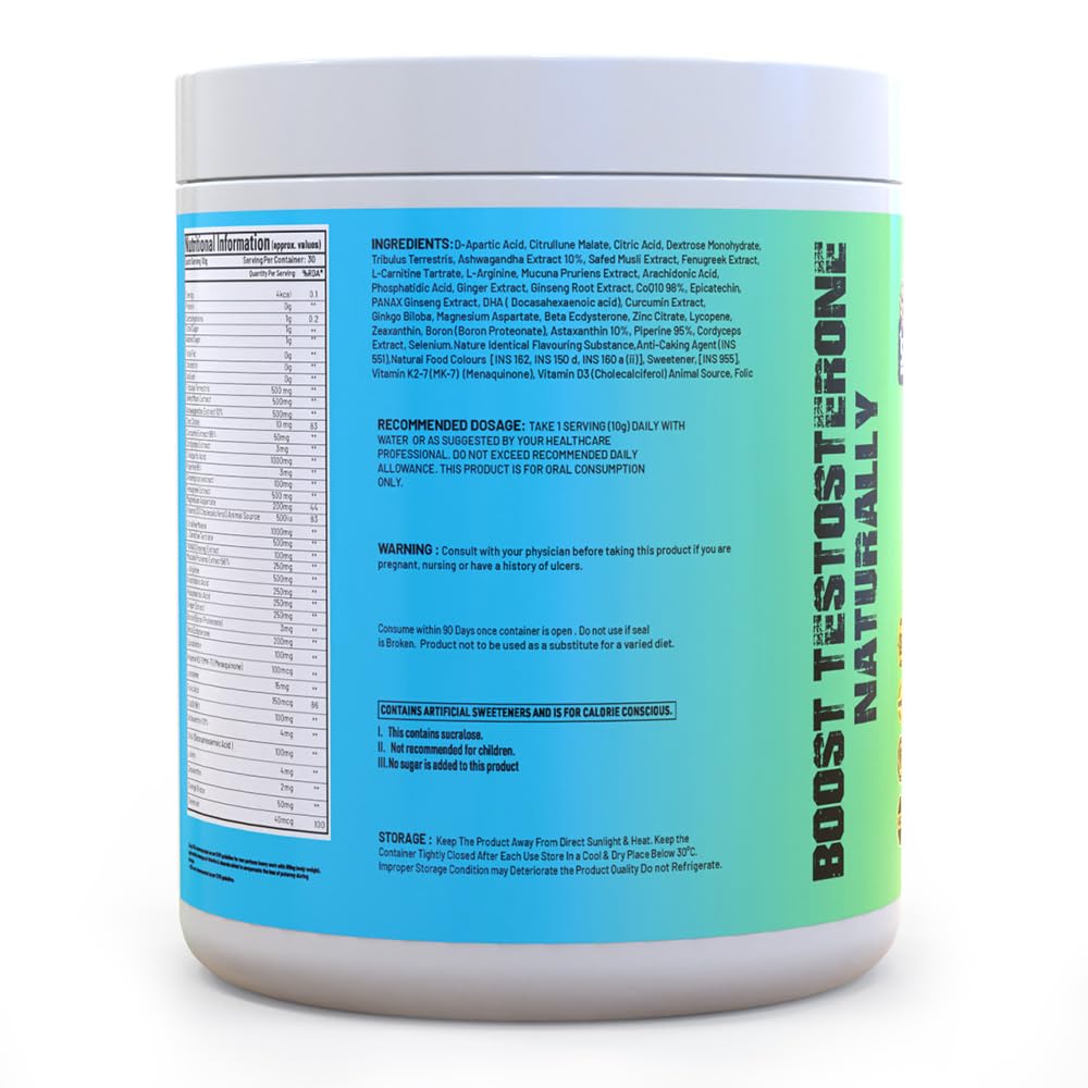 The 5XL Nutrition PCT Pro 300g Powder | Advanced Post Workout Recovery Formula | Supports Muscle Recovery, Strength & Hormonal Balance