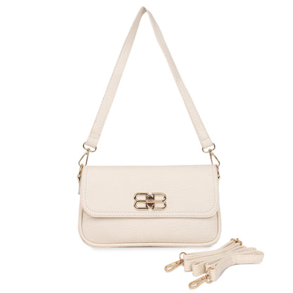 Pramadda Pure Luxury Trendy Shoulder Handbag Collection | Sling Crossbody Bag for Women | Purse For girls. (Emma- Beige)
