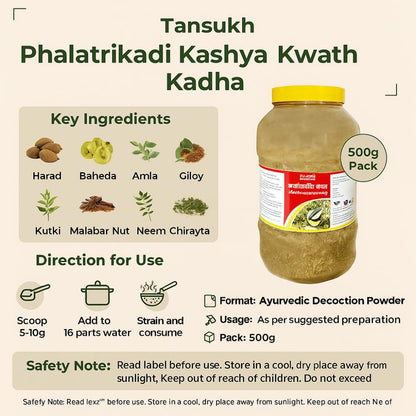 Tansukh Phalatrikadi Kashya Kwath Kadha/Immunity Booster Ayurvedic Kadh- image 9
