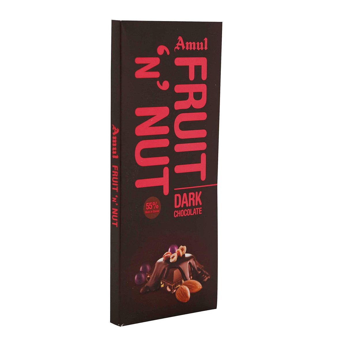 Amul Dark Chocolate Bar Fruit N Nut, 150 Gm