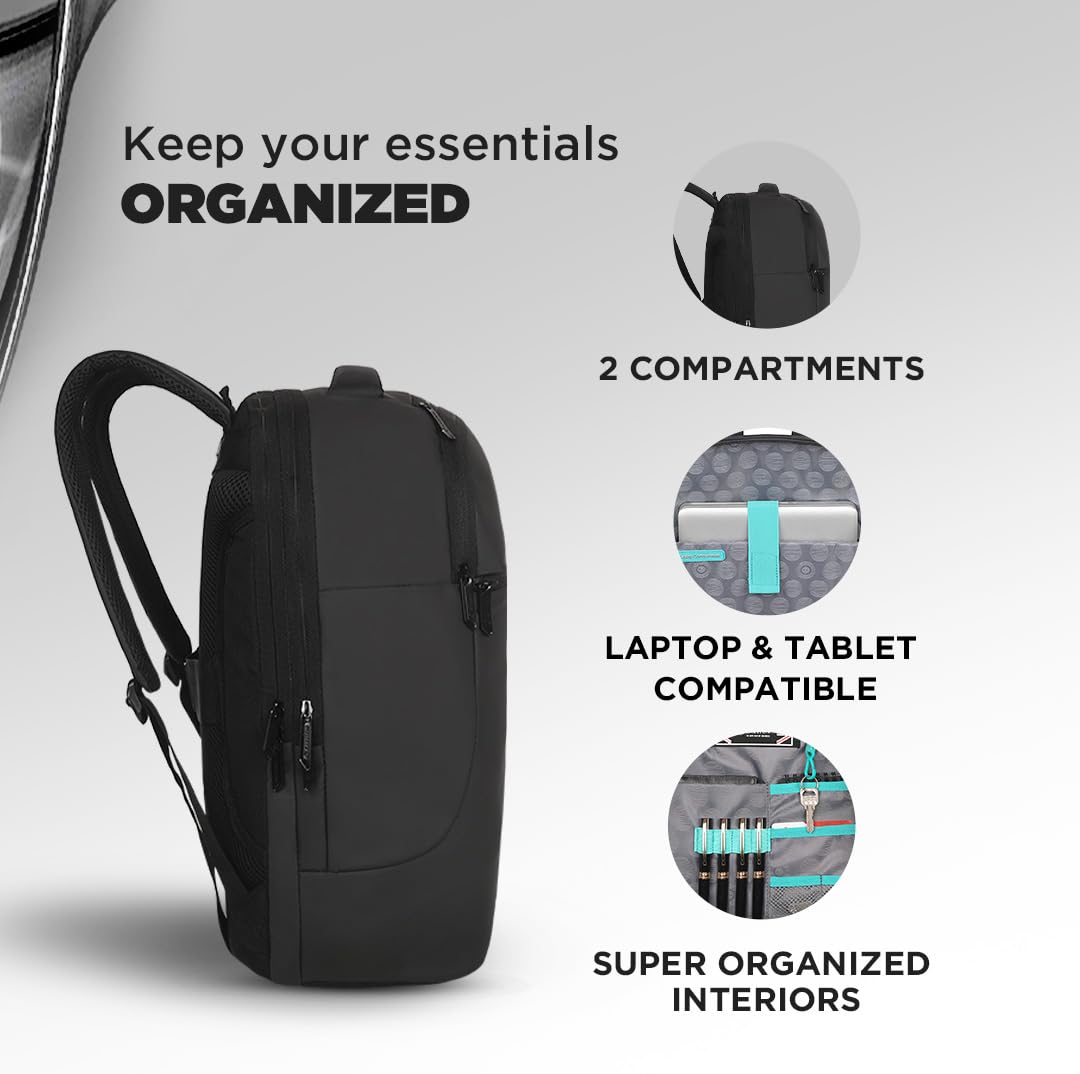 CARLTON Laptop Backpack 22L With Rain Cover, Pockets for Hard drive, Pa- image 6