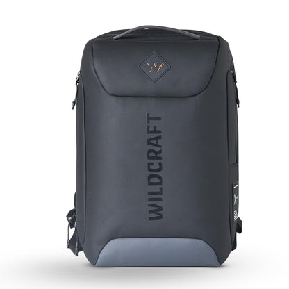 Wildcraft Torres Pro 20 Ltrs Laptop Backpack for Travel Gym Office | Unisex Backpack with Rain Cover | Durable & Spacious Bag for Men & Women 44 x30 x15Cm (Black)