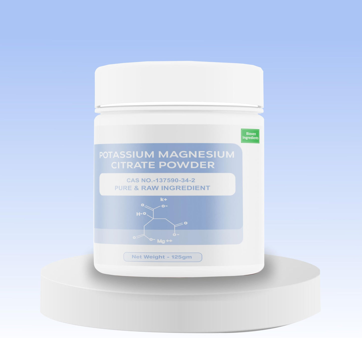 Bioven Ingredients Potassium Magnesium Citrate – 125g