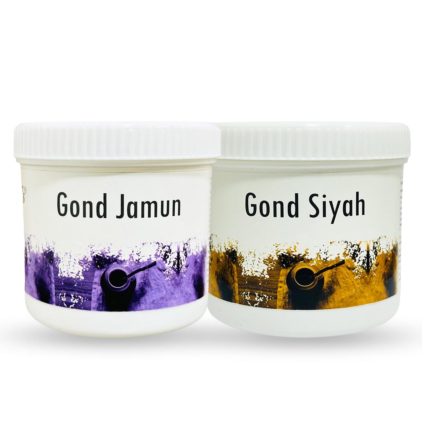 Hakim Suleman's Gond Jamun and Gond Siyah Raw Combo Pack | Herbal Daily Wellness Essentials | Convenient Lifestyle Duo