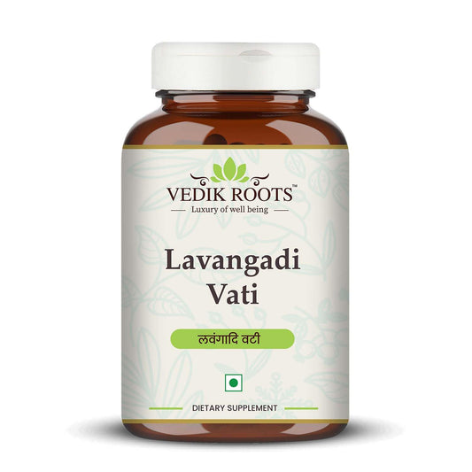 Vedikroots Lavangadi Vati - For Relieving Nasal Congestion | Ayurvedic Supplement For Respiratory Issues | Support Healthy Digestion 120 Tab (Pack-1)