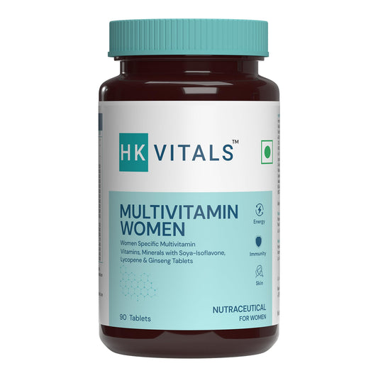 HealthKart hk vitals Multivitamin For Women (90 Tablets) | Zinc, Vitamin C, Vita