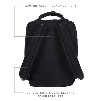 Doughnut Women's Macaroon Backpack (One Size, Black)