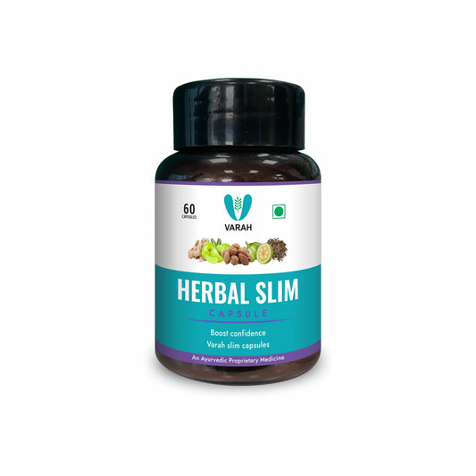 VARAH HEALTHCARE Herbal Slim Capsules - Natural Weight Management Formula | 60 Capsules | Supports Healthy Weight Loss & Metabolism