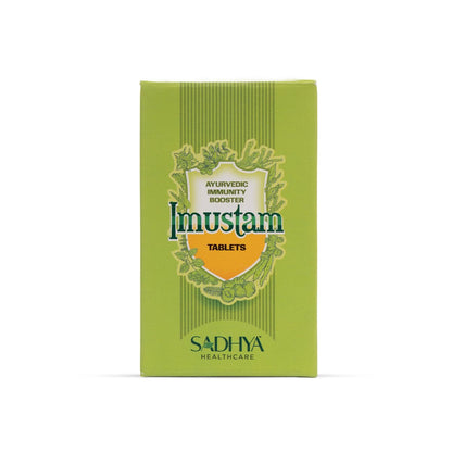 Sadhya healthcare Imustam Immunity Tablets – Guduchi, Haridra, Yashtimadhu, Ashwagandha, Mahasudarshan, Tulsi, 30 Tablets