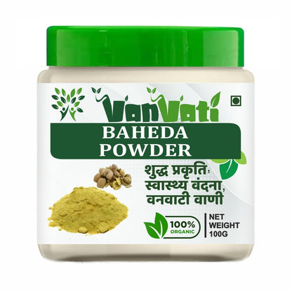 VANVATI Premium Baheda Powder Herbal For Health Care And Wellness Powder 100gm