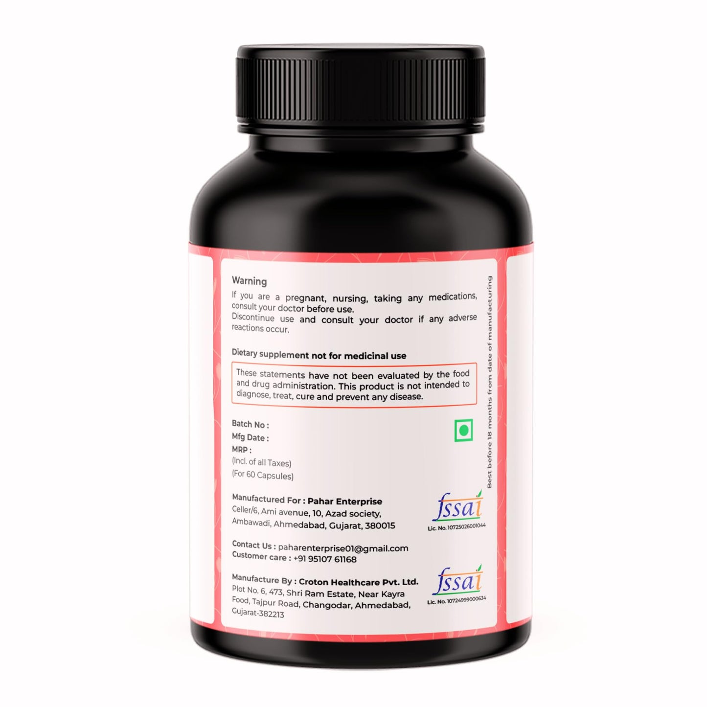 VREEX Coenzyme Q10 (CoQ10) 100 mg with Piperine, Supports Heart Health, Boost Energy Production and Antioxidant Protection- 60 Capsules (Pack of 2)