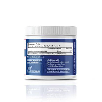 VITAONE Ionic Magnesium Powder 240g | High Absorption Magnesium Supplement for Muscle Function, Energy & Bone Support | Unflavoured, 60 Servings