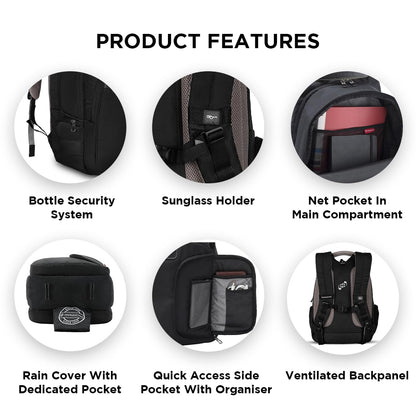 HARISSONS Vervo 40L Waterproof Laptop Backpack for Men & Women | Fits 1- image 3