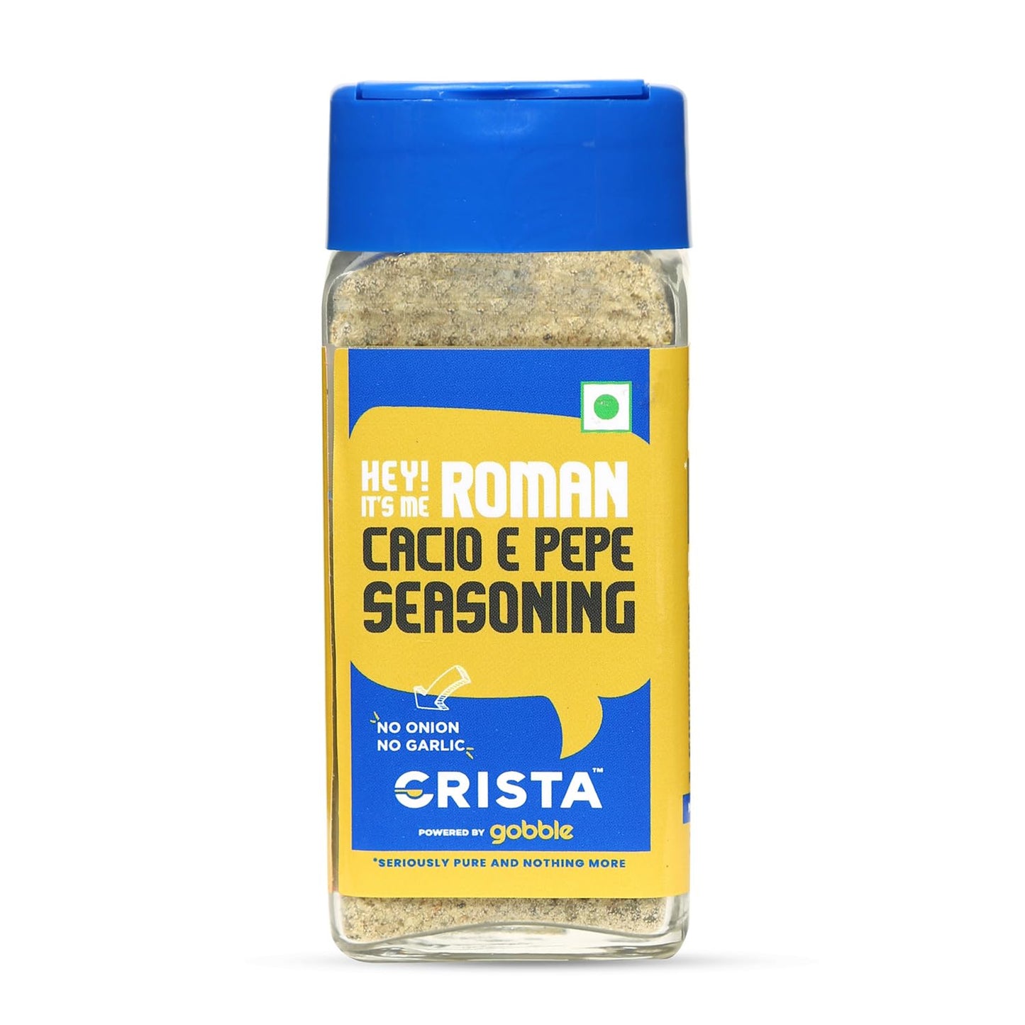 CRISTA Roman Cacio e pepe | Premium Herbs & Spices Blends | No Onion | No Garlic | Zero added Colours, Fillers, Additives & Preservatives | 40gms