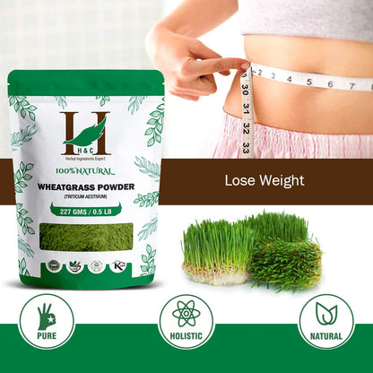 H&C Herbal Ingredients Expert Natural Wheat grass Powder | Ayurvedic Nu- image 6