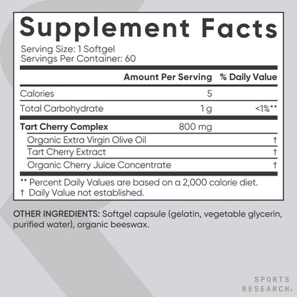 Sports Research Tart Cherry Concentrate With Antioxidants & Flavonoids- image 5