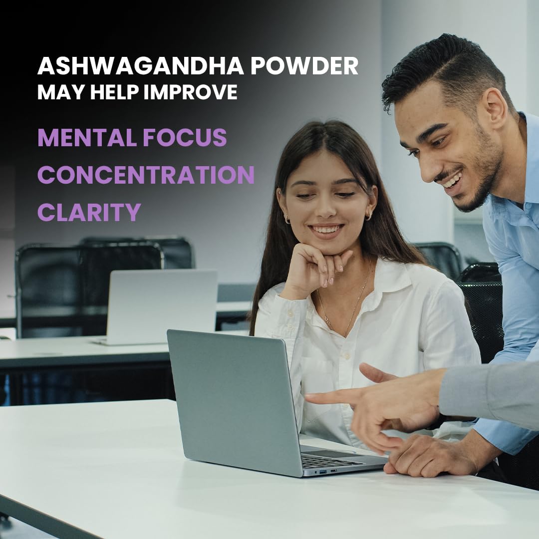 Carbamide Forte 100% Organic Ashwagandha Powder 100gm - Withania Somnif- image 4