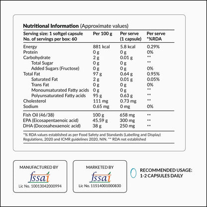 NUTROVA Fish Oil 84 Omega-3 High Purity, Heavy Metal Tested, Small Ente- image 6