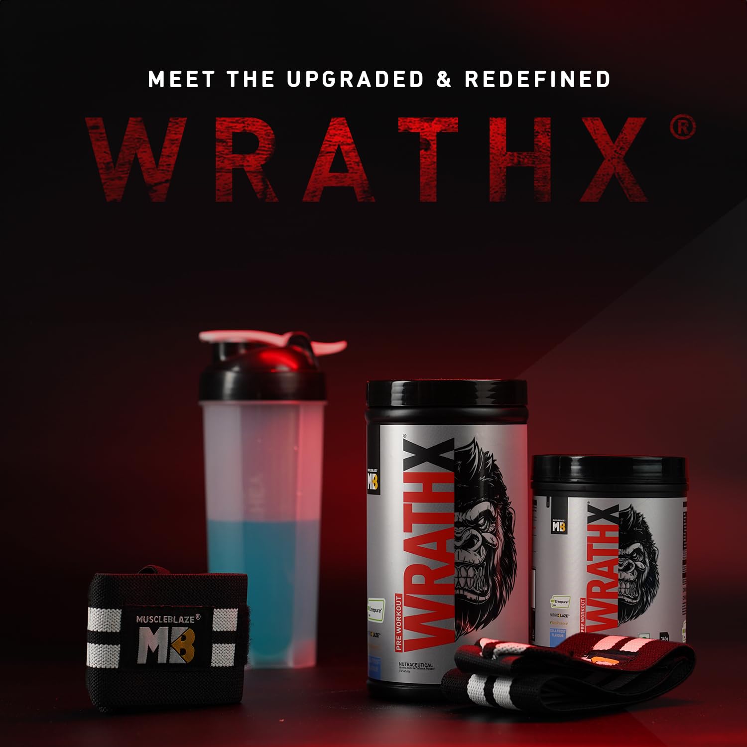 MuscleBlaze Pre Workout Wrathx With Creapure,Nitroblaze & Bioperine (Co- image 7