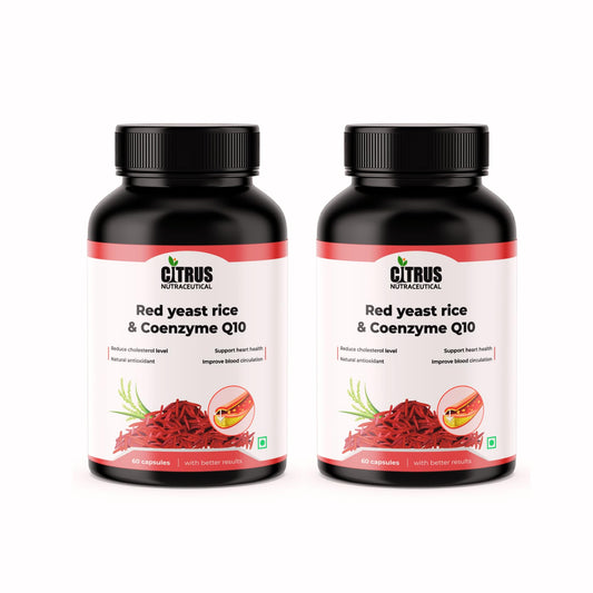 CITRUS NUTRACEUTICAL Red Yeast Rice 600mg & CoQ10 100mg Capsules