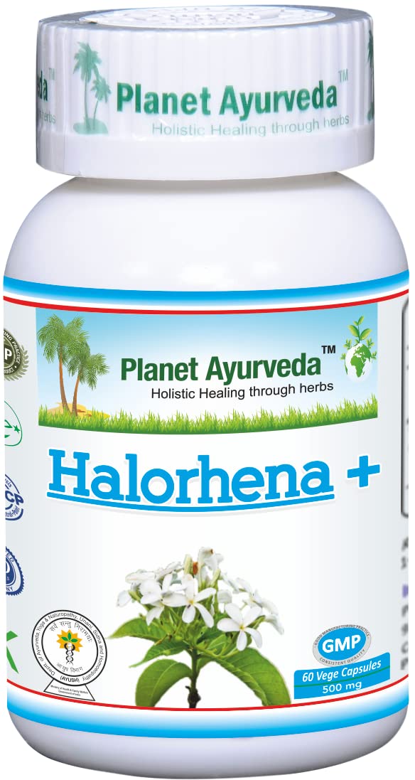 Planet Ayurveda Halorhena Capsules, 60 N, Pack of 1