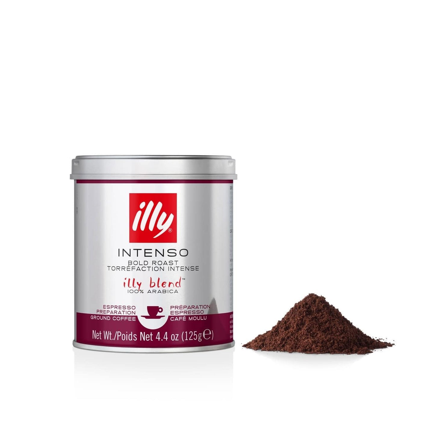 Illy Espresso Dark Roast Ground Coffee - 125g(4.4oz)