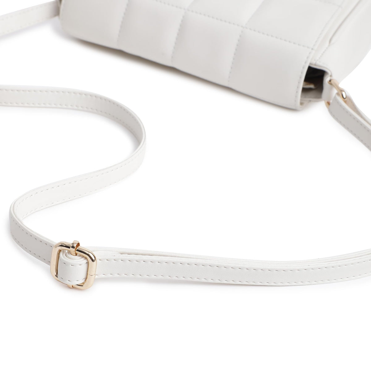 Fastrack Quilted Sling Bag for Women | Chic Crossbody Bag for Girls, Ladies, Women | Spacious Bag with Slip Pocket Made of Faux Leather