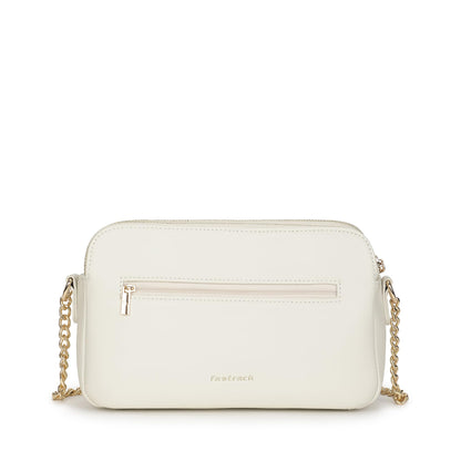 Fastrack StitchPlay Sling | Quilted Faux-Leather Women’s Handbag | Crossbody with 3 Compartments & Metal Strap | Sling for Everyday Carry
