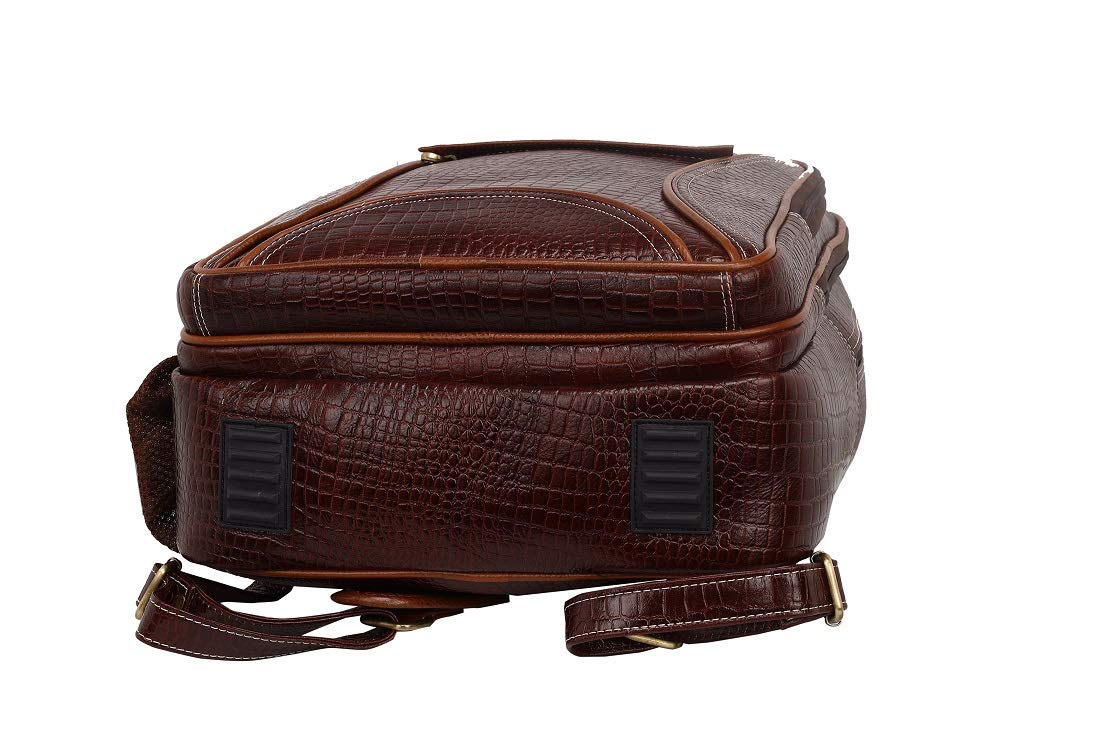 HYATT Leather Accessories 17 Inch Men's and Women's Leather Laptop Offi- image 2