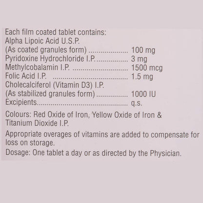 Nuroday- D3 - Strip of 15 Tablets