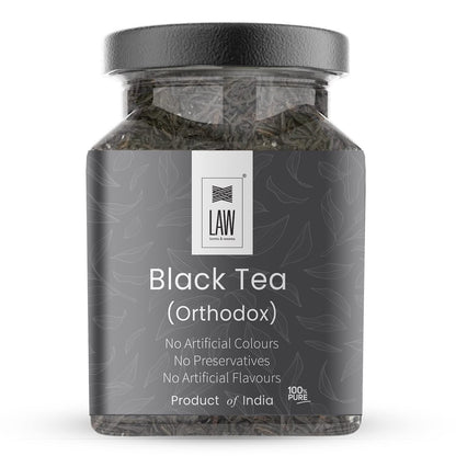 looms & weaves -Hand plucked & Single Origin Orthodox Black Tea Leaves – 100 gm