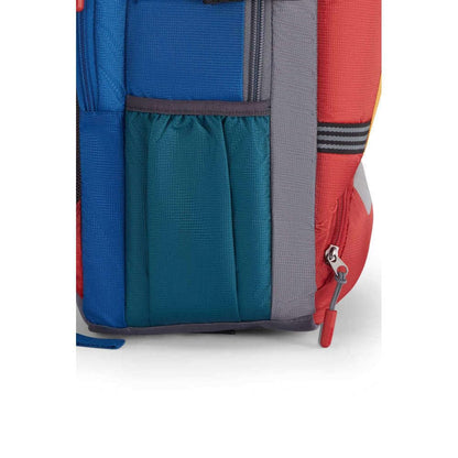 American Tourister Zipper Magna Pace Polyester Men's Backpack (Free Size, Multi-Coloured)