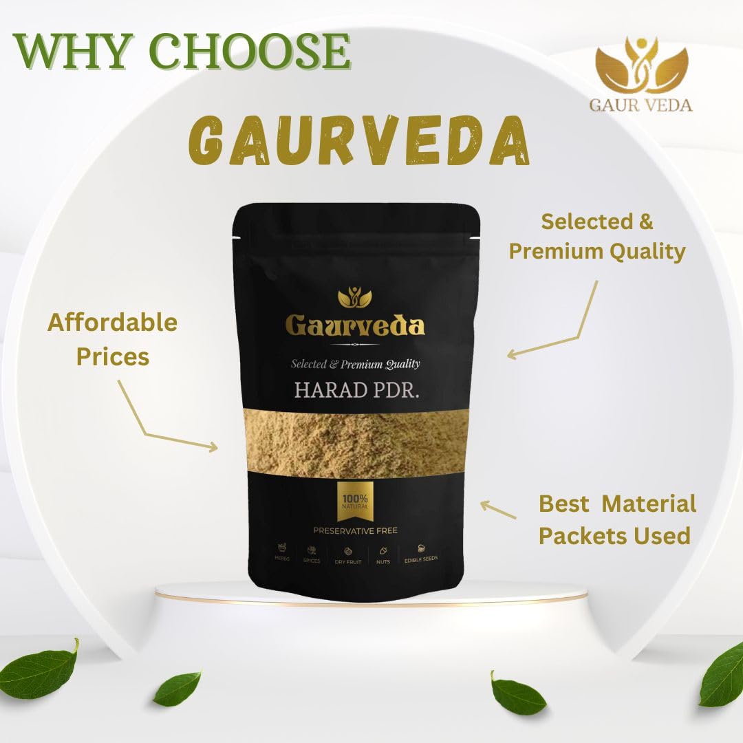GAURVEDA Pure Harad Powder (310 Gm) | Haritaki Powder | 100% Natural, I- image 2