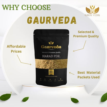 GAURVEDA Pure Harad Powder (310 Gm) | Haritaki Powder | 100% Natural, I- image 2