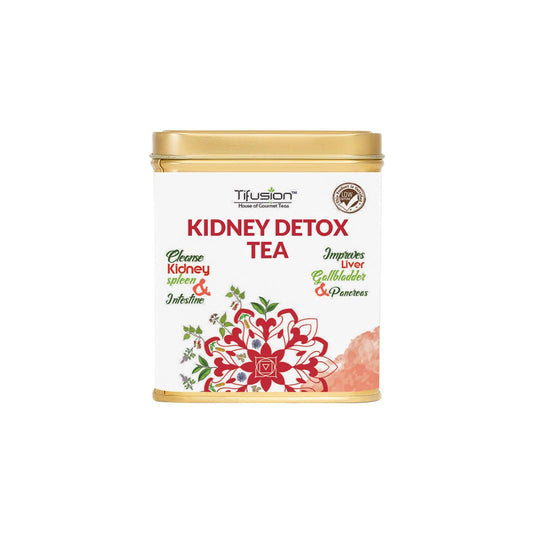 Tifusion Kidney Detox Tea with Dandelion Root Amp Chicory Kalmegh Green Tea Tulsi Detox Improves Digestive Health Anti Inflammatory and Anti Oxidant Rich Herbal 100 Gms, 50 Serving Cups