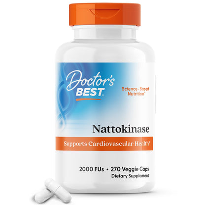 Doctors Best Nattokinase, 270 Veggie Caps
