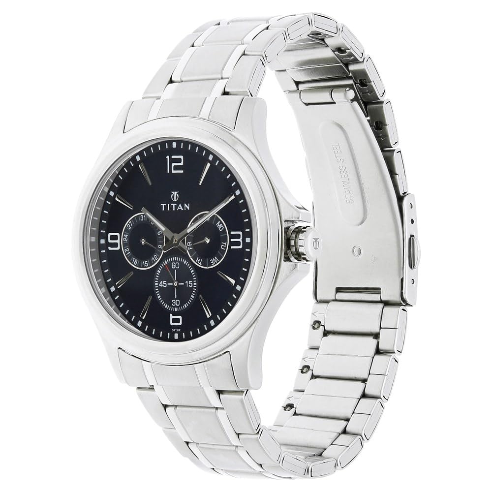 Titan Analog Blue Dial Men's Watch-NM1698SM02 / NL1698SM02