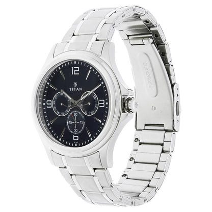 Titan Analog Blue Dial Men's Watch-NM1698SM02 / NL1698SM02