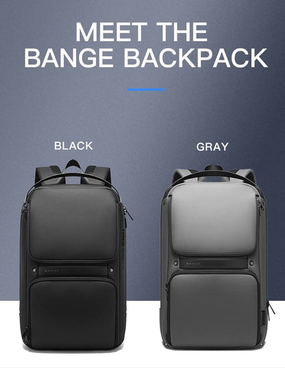 BANGE Water Resistant Anti-Theft Unisex Travel Laptop Backpack With Usb- image 2