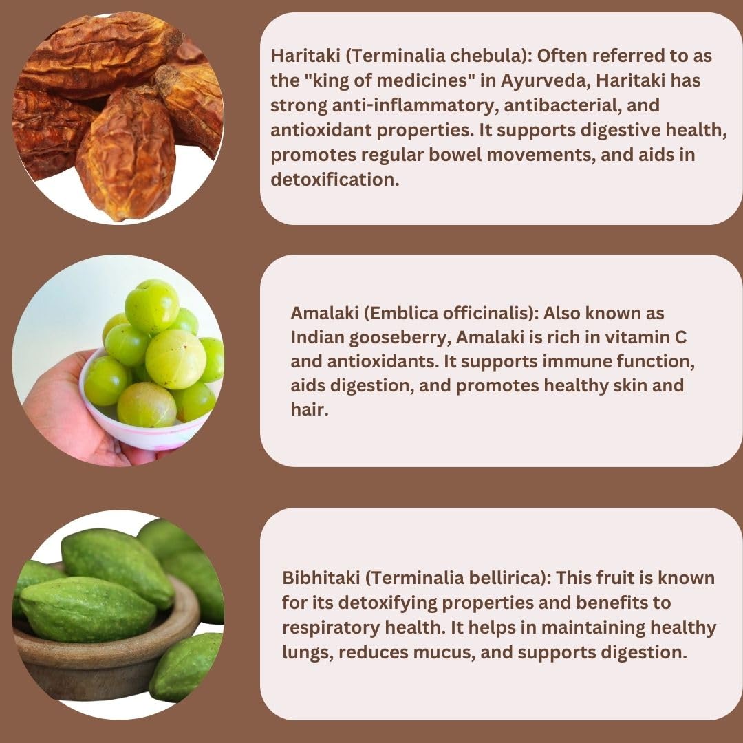 mGanna Triphala Powder for Skin and Health Care 227g / 0.5lbs