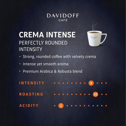 Davidoff Crema Intense Instant Coffee, 100% Arabica, Smooth & Rounded, 90g (From Germany)