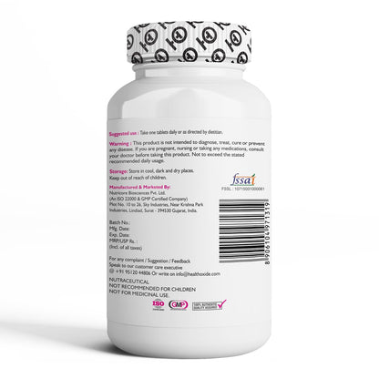 HealthOxide Daily Women Multivitamin Tablets 60 Tablets | Daily Vitamins & Minerals Supplement for Women | Energy Immunity Muscle Strength Eye Health Antioxidant Support | Wellness & Fitness Nutrition Tablets