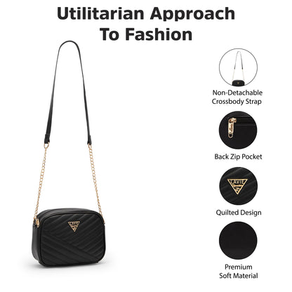 Lavie Signature Dallas Woman's Box Crossbody Sling Bag | Ladies Purse Handbag | Gift for Women