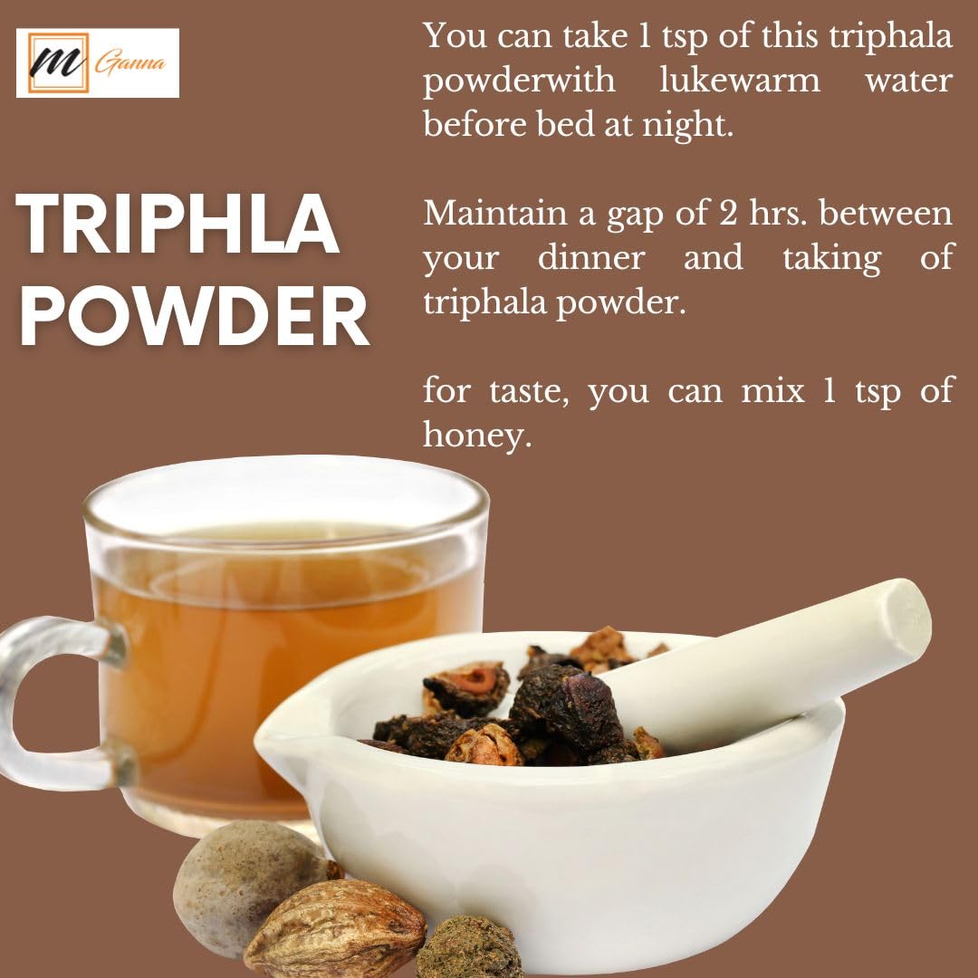 mGanna Triphala Powder for Skin and Health Care 227g / 0.5lbs