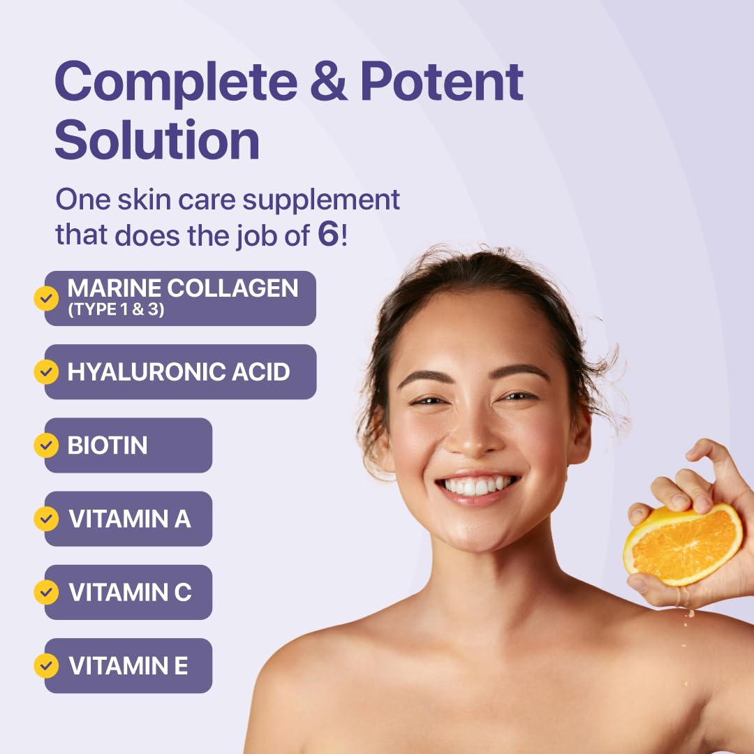 Nature's Island Skin Glow Collagen Powder (Berry, 250g) , Marine Collag- image 4