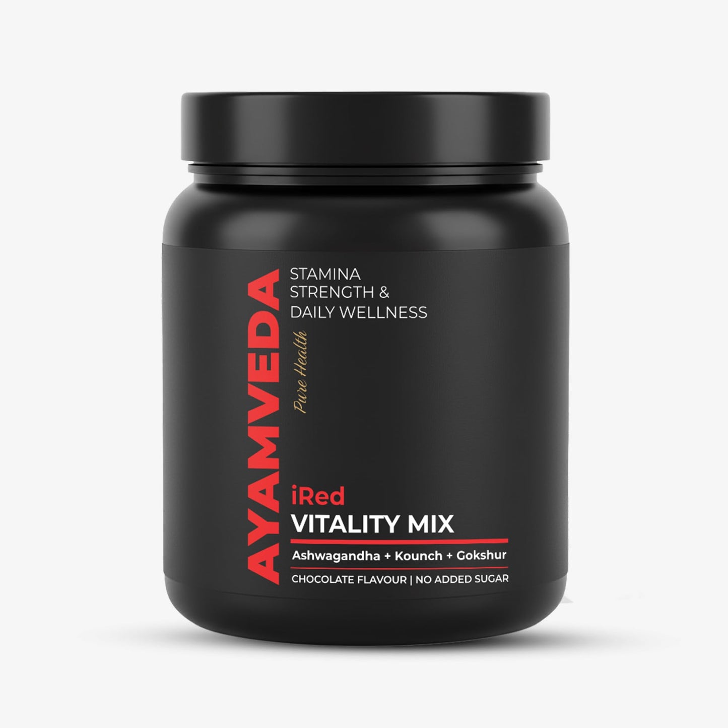 Ayamveda Vitality Mix Gym Edition | Ayurvedic Energy & Recovery Supplement for Men | Ashwagandha, Shilajit, Maca & Safed Musli Blend | Supports Strength, Stamina & Gym Performance