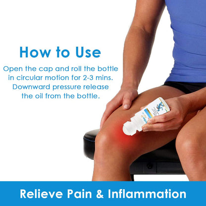 Ortho-D Plus Roll On For Pain Relief Oil For Joints, Back & Knee