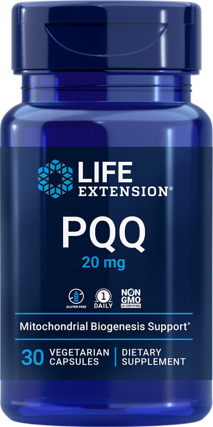 Life Extension Pqq Caps With Bio Pqq 20 Mg, 30 Vegetarian Caps Thank You For Usi