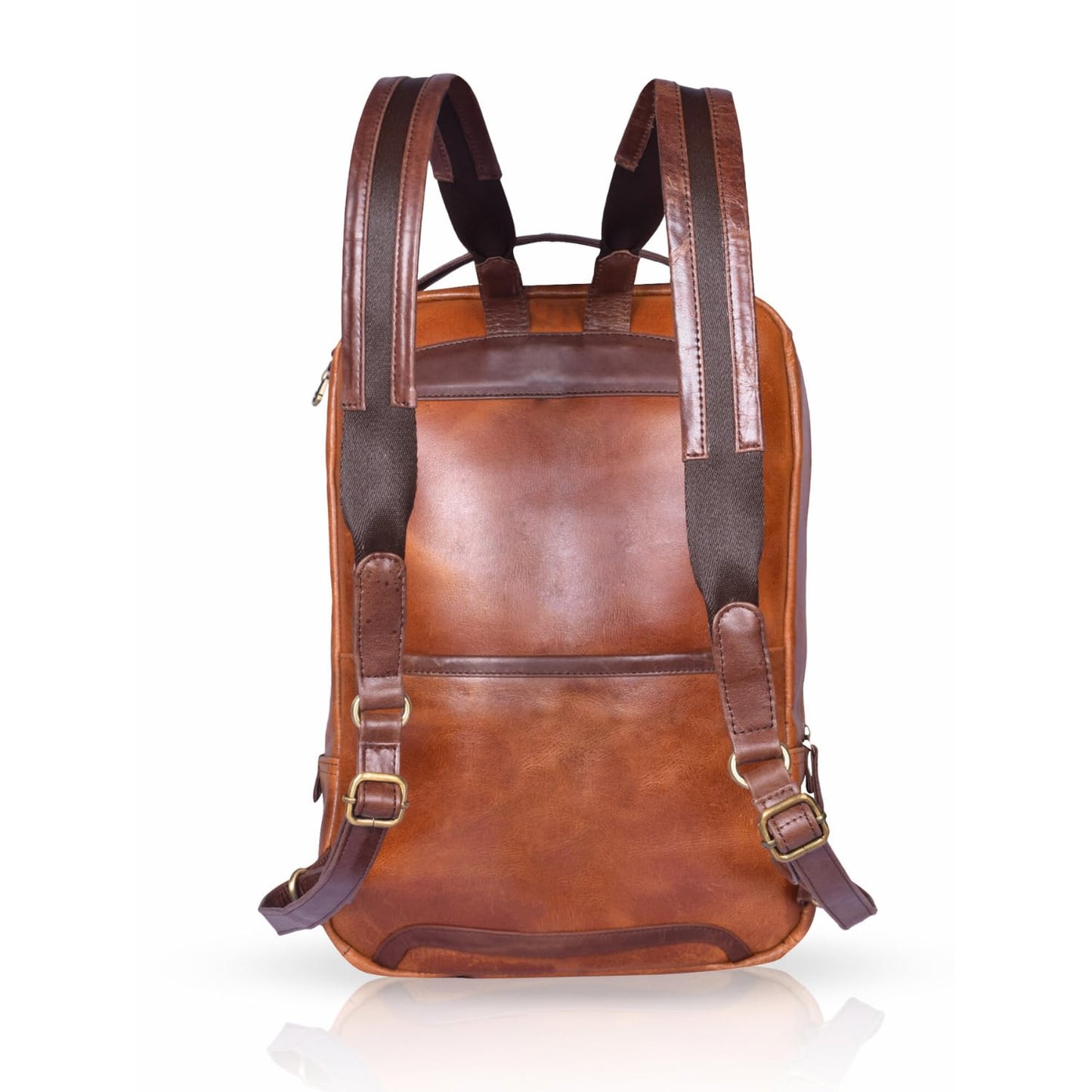 STRUTT Air Lightweight Travel Back Pack for Men & Women Waterproof, Anti-Theft, Durable Small Back Pack for Work, College & Hiking - BROWN